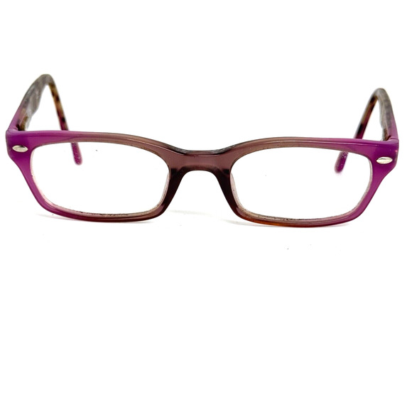 Ray-Ban Eyeglasses Frames RB5150 5489 Striped Brown Clear Purple 48-19-135 15280 - Picture 1 of 7